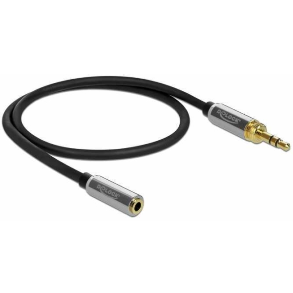 DeLOCK Stereo Jack 3,5 mm 3-Pin male > female verlengkabel
