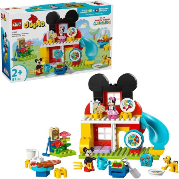 LEGO DUPLO - Mickey Mouse clubhuis met Minnie en Pluto Constructiespeelgoed