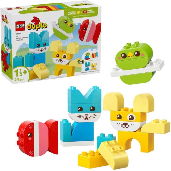 LEGO DUPLO - 3-in-1 creatieve huisdieren Constructiespeelgoed