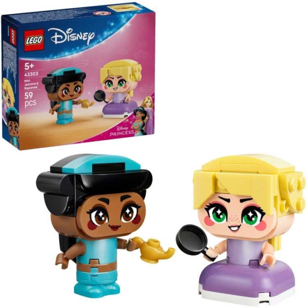 LEGO Disney - Mini Jasmine en Rapunzel Constructiespeelgoed
