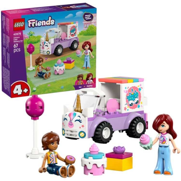 LEGO Friends - Eenhoorn taartenbezorgauto Constructiespeelgoed