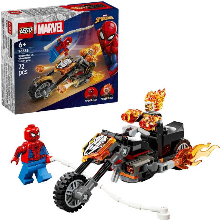 LEGO Marvel - Spider-Man vs. Ghost Rider motor Constructiespeelgoed