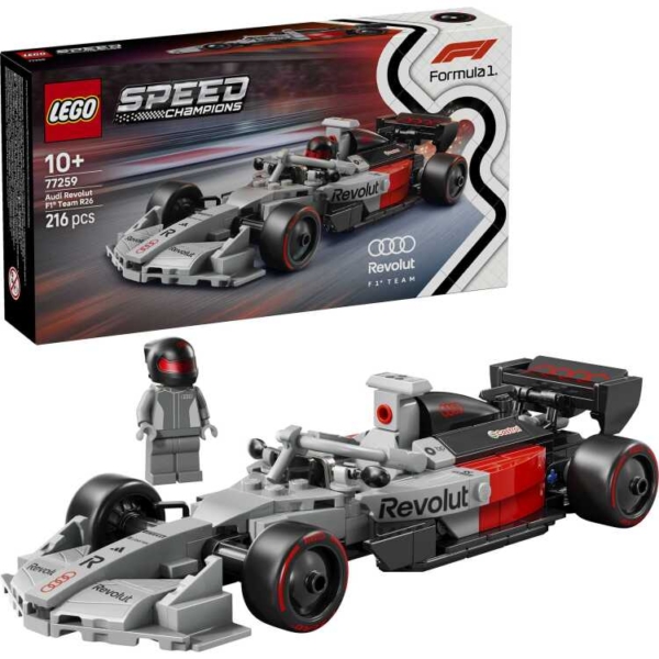 LEGO Speed Champions - Audi Revolut F1 Team R26 racewagen Constructiespeelgoed