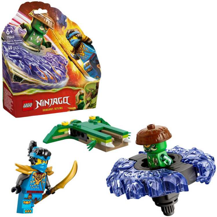 LEGO Ninjago - Nya vs. mutatiemonster in spinner Constructiespeelgoed