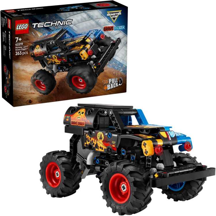 LEGO Technic - Monster Jam Grave Digger vuur en ijs Constructiespeelgoed