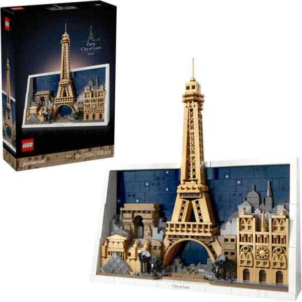 LEGO Architecture - Parijs - Stad van de liefde Constructiespeelgoed