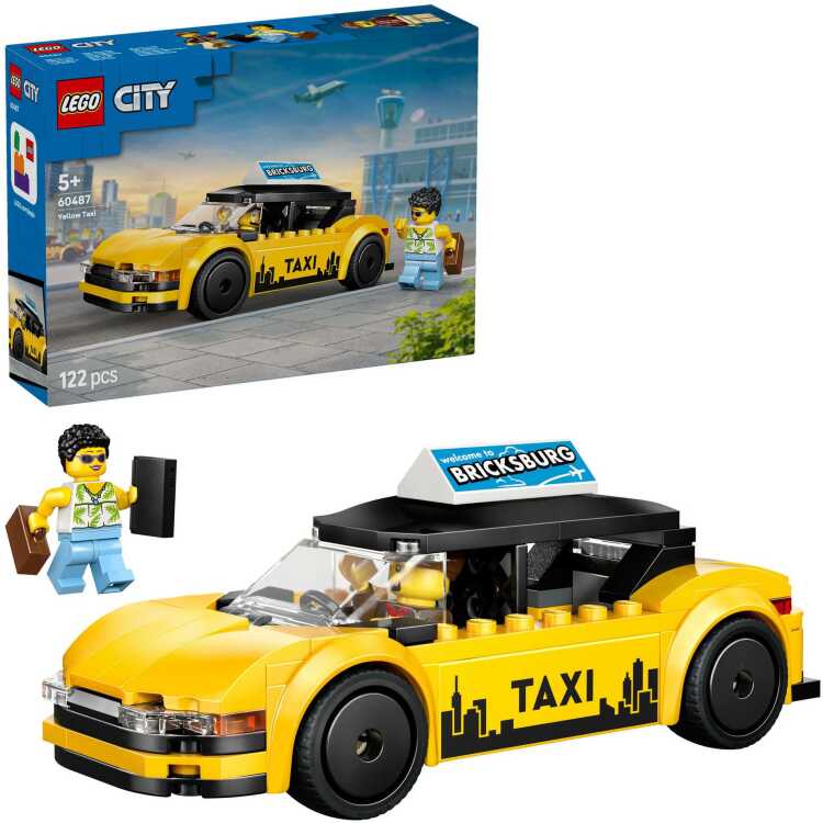 LEGO City - Gele taxi Constructiespeelgoed
