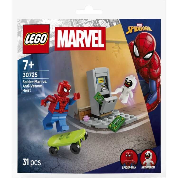 LEGO Marvel - Spider-Man vs. Anti-Venom overval Constructiespeelgoed