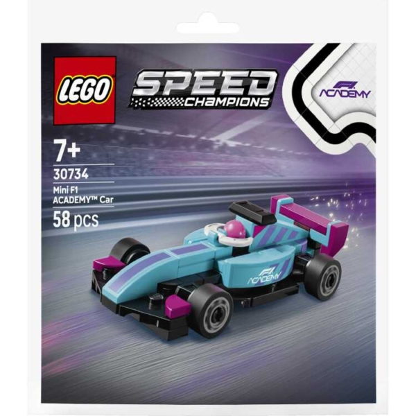 LEGO Speed Champions - Mini F1 ACADEMY auto Constructiespeelgoed