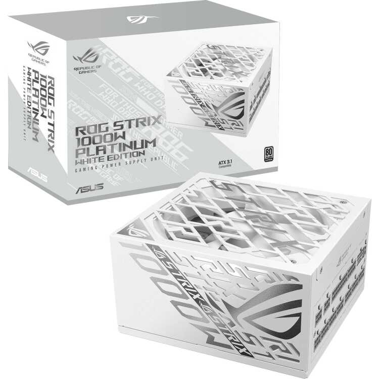 ASUS ROG STRIX 1000W Platinum White Edition voeding