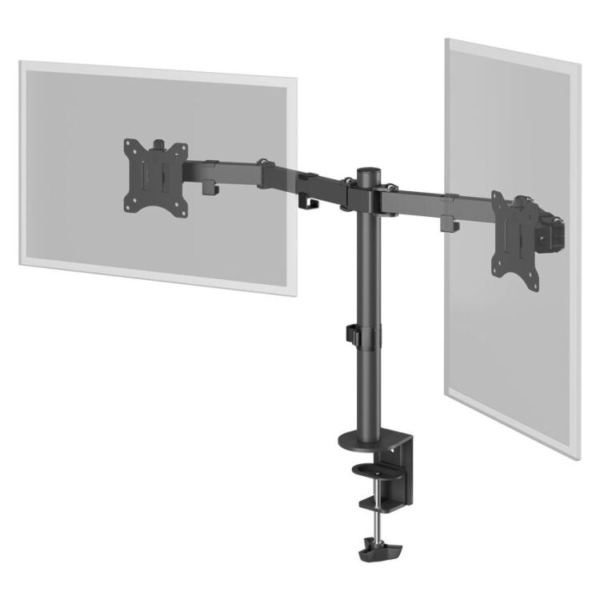 goobay Monitor Mount Dual Flex 17 - 32 inch (43 - 81 cm), max. 8 kg monitorarm