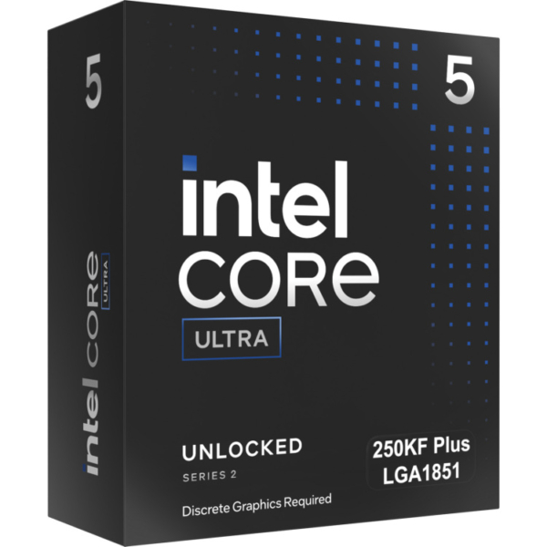 Intel® Core Ultra 5 250KF Plus, 4,2 GHz (5,3 GHz Turbo Boost) processor