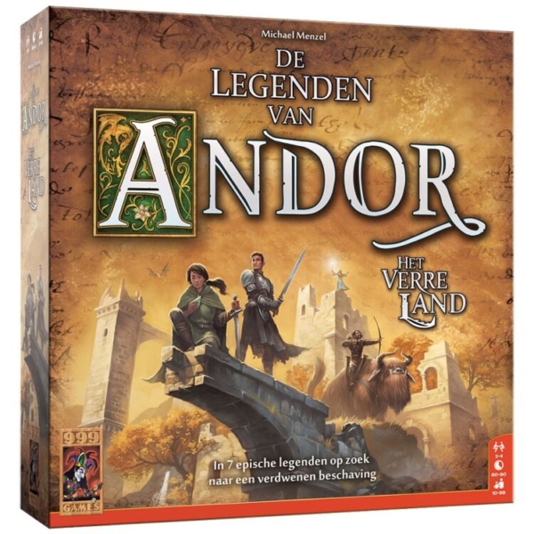 999 Games De Legenden van Andor: Het Verre Land Bordspel