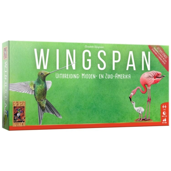 999 Games Wingspan: Midden- en Zuid-Amerika Bordspel