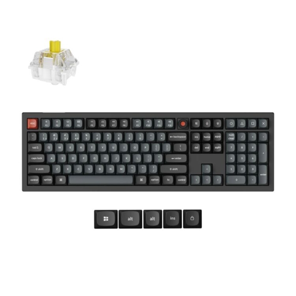 Keychron V6W-D4 8K QMK Wired Custom Mechanical Keyboard toetsenbord